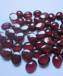 3x5mm Natural Red Garnet Smooth Oval Cabochon