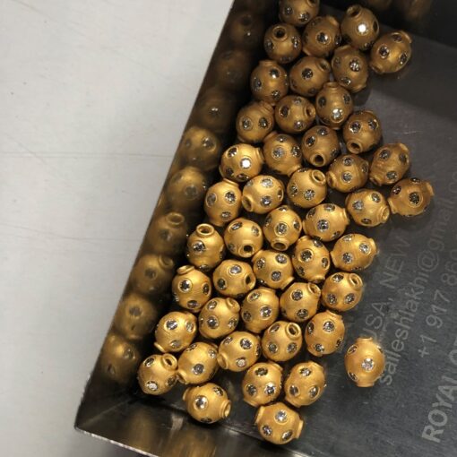 4mm 14k gold beads