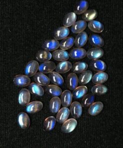 4x6mm Natural Labradorite Smooth Oval Cabochon