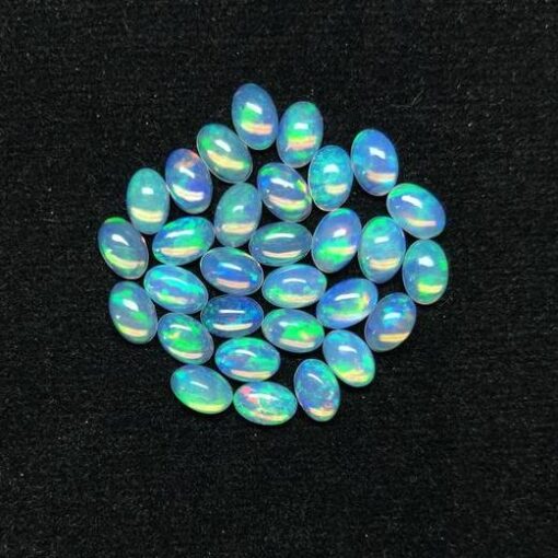 4x6mm Natural Ethiopian Opal Smooth Oval Cabochon