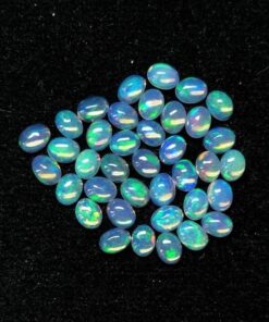 8x6mm Natural Ethiopian Opal Smooth Oval Cabochon