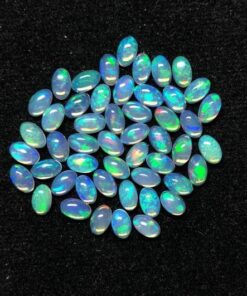 5x7mm Natural Ethiopian Opal Smooth Oval Cabochon
