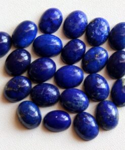 9x7mm Natural Lapis Lazuli Smooth Oval Cabochon