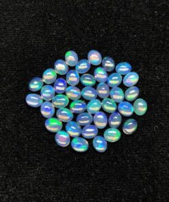 9x7mm Natural Ethiopian Opal Smooth Oval Cabochon
