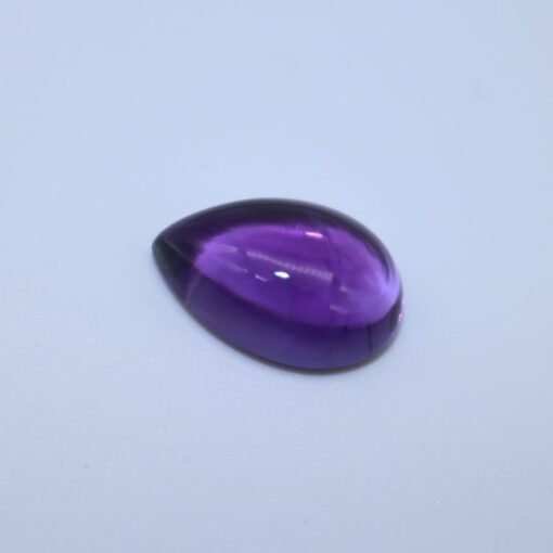 14x10mm Natural African Amethyst Smooth Pear Cabochon