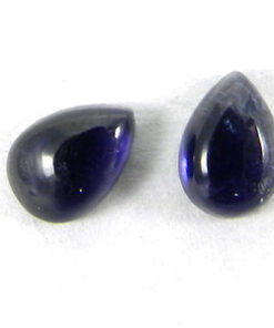 3x4mm Natural Iolite Smooth Pear Cabochon