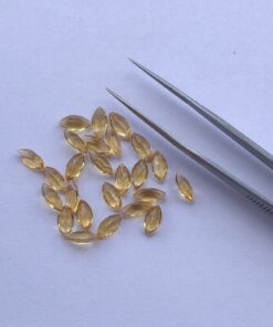 3x6mm Natural Citrine Marquise Cut