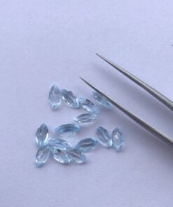 2.5x5mm Natural Sky Blue Topaz Marquise Cut