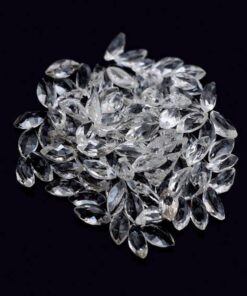 2x4mm Natural Crystal Quartz Faceted Marquise Cut Gemstone