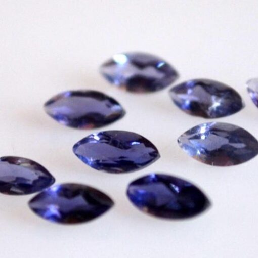 3x6mm Natural Iolite Faceted Marquise Cut Gemstone