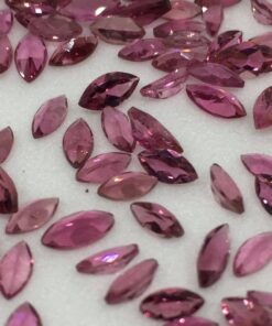 3x6mm Natural Pink Tourmaline Faceted Marquise Cut Gemstone