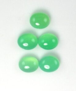 3x4mm Natural Chrysoprase Smooth Oval Cabochon