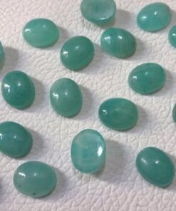 3x4mm Natural Amazonite Smooth Oval Cabochon