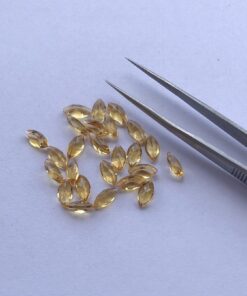 2.5x5mm Natural Citrine Marquise Cut