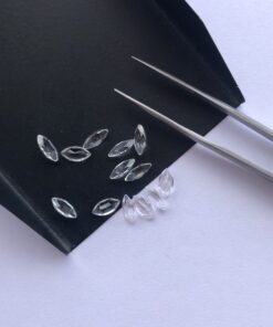 2.5x5mm Natural White Topaz Marquise Cut