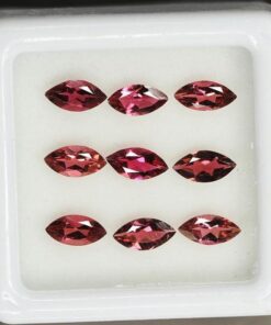 4x8mm Natural Pink Tourmaline Faceted Marquise Cut Gemstone