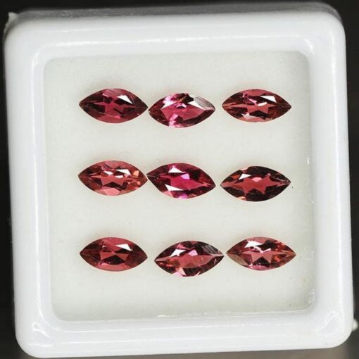 4x8mm Natural Pink Tourmaline Faceted Marquise Cut Gemstone