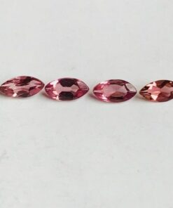 5x10mm Natural Pink Tourmaline Faceted Marquise Cut Gemstone