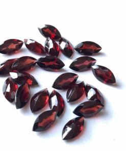 5x10mm Natural Red Garnet Faceted Marquise Cut Gemstone