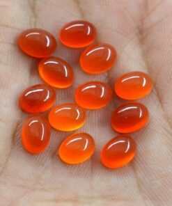 3x5mm Natural Carnelian Smooth Oval Cabochon