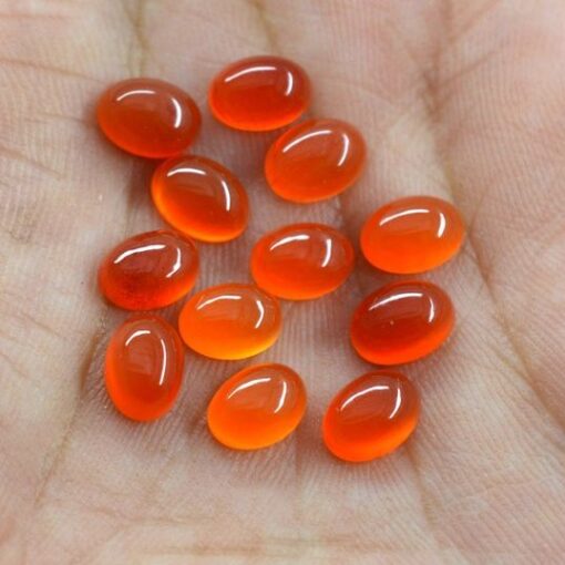 3x5mm Natural Carnelian Smooth Oval Cabochon