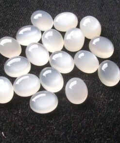 3x5mm Natural White Moonstone Smooth Oval Cabochon