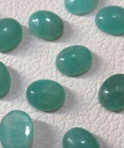 4x5mm Natural Amazonite Smooth Oval Cabochon