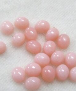 4x5mm Natural Pink Opal Smooth Oval Cabochon