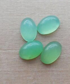 4x6mm Natural Chrysoprase Smooth Oval Cabochon