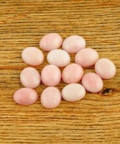 4x6mm Natural Pink Opal Smooth Oval Cabochon