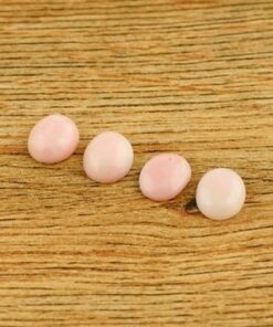 8x6mm Natural Pink Opal Smooth Oval Cabochon