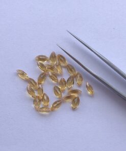 4x8mm Natural Citrine Marquise Cut