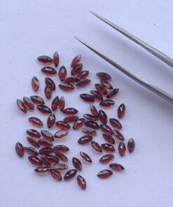 2.5x5mm Natural Red Garnet Marquise Cut