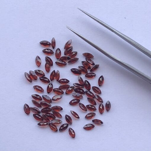 2.5x5mm Natural Red Garnet Marquise Cut