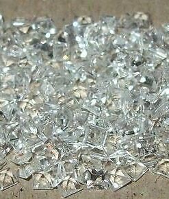 2mm Natural Crystal Quartz Princess Cut Gemstone