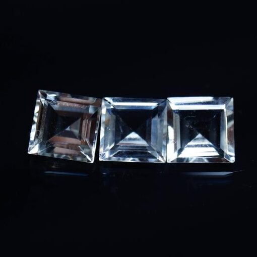 Natural Crystal Quartz Square Gemstone