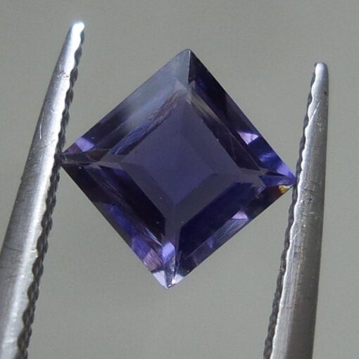 6mm Natural Iolite Princess Cut Gemstone