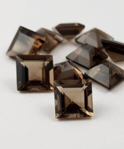 Natural Smoky Quartz Princess Cut Gemstone