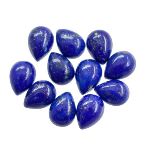 Natural Lapis Lazuli Smooth Pear Cabochon