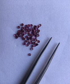 Natural Rhodolite Garnet Smooth Round Cabochon