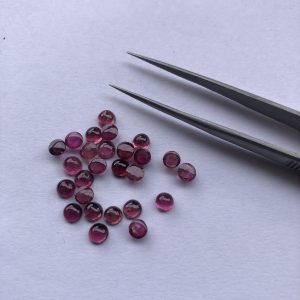 pink tourmaline cabochon