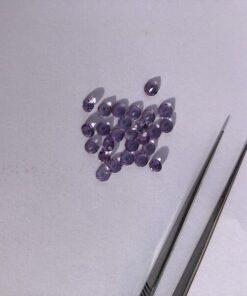 Natural Amethyst Faceted Round Cut Gemstone
