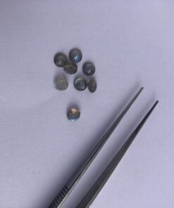 Natural Labradorite Faceted Round Cut Gemstone