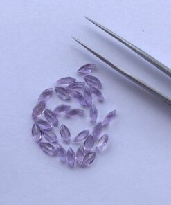 Natural Amethyst Marquise Cut Gemstone