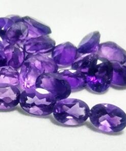 3x2mm Natural African Amethyst Oval Cut Gemstone