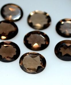 2x3mm Natural Smoky Quartz Oval Cut Gemstone