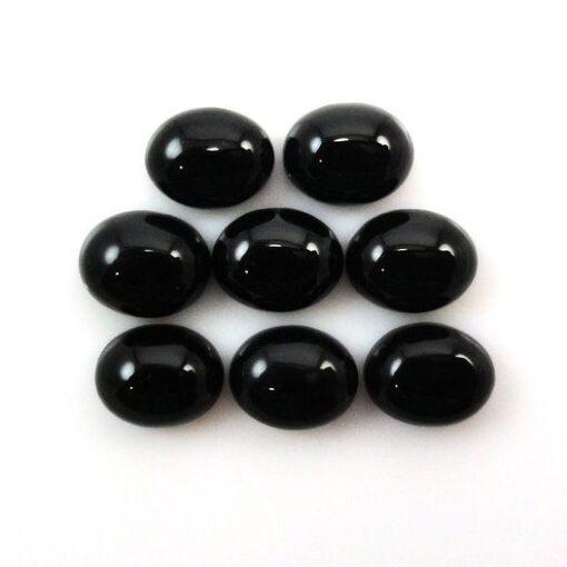 2x3mm Natural Black Spinel Oval Cabochon
