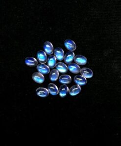 2x3mm Natural Rainbow Moonstone Oval Cabochon