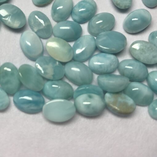2x3mm Natural Larimar Oval Smooth Cabochon