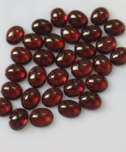 3x2mm Natural Red Garnet Oval Smooth Cabochon